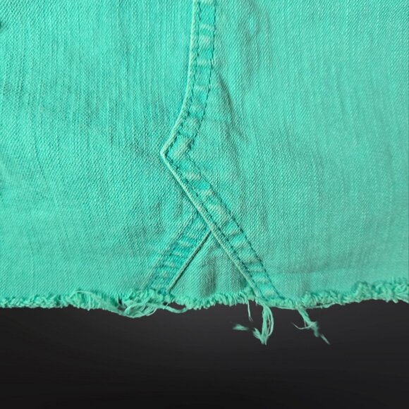 Y2K Low Rise Micro Mini Skirts Size 0 Lot Of 2 Colored Denim Scene Mcbling Gyaru - Picture 4 of 8